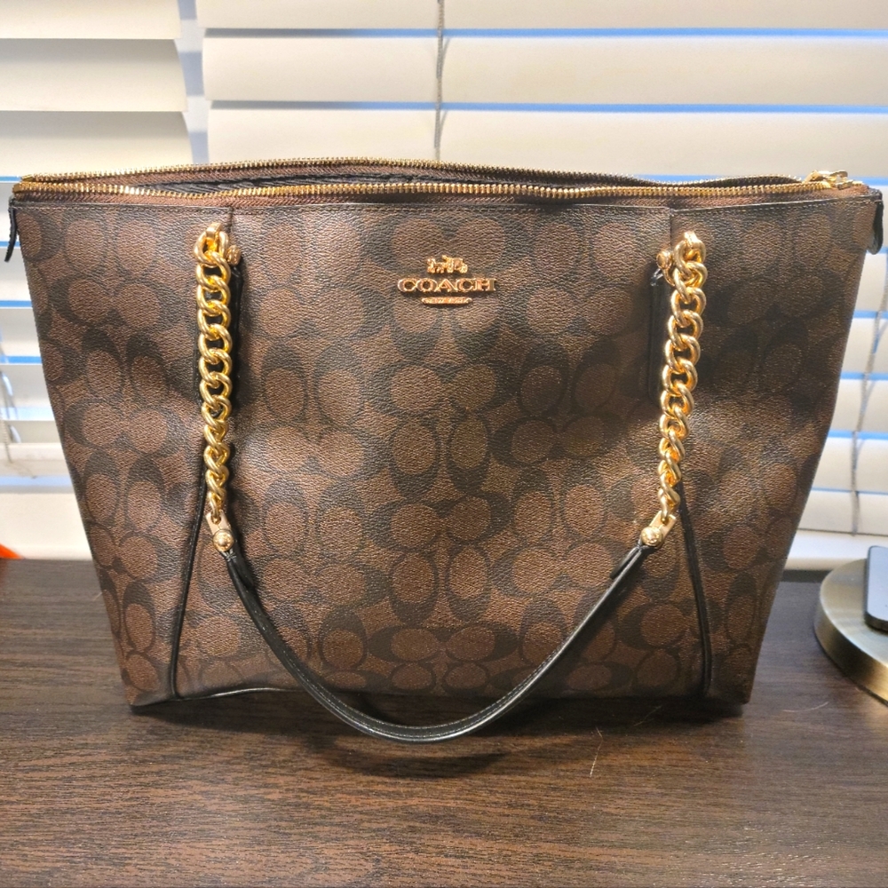 Coach Ava Chain Tote